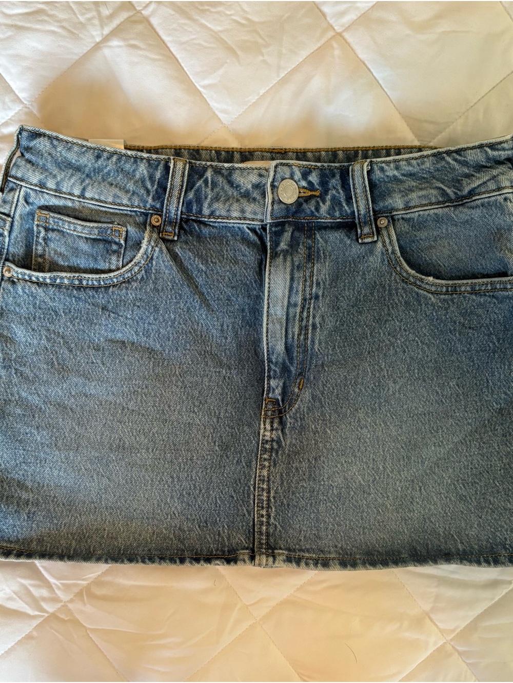 Women’s denim mini skirt